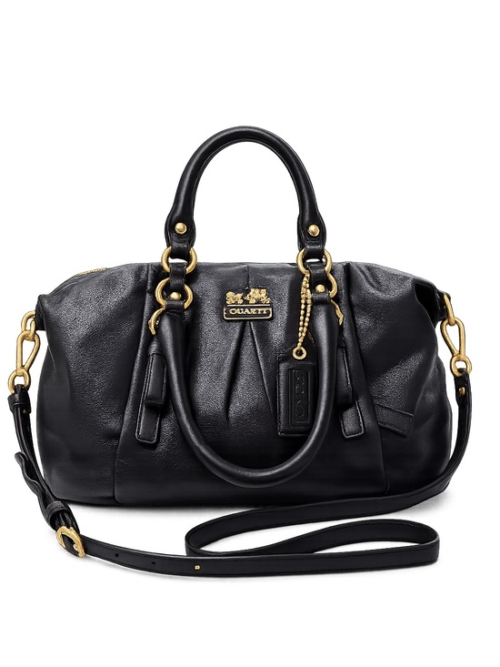 Coach Handbags - Coach Madison Juliette 21222 Black Leather Satchel Purse EUC originally Strap